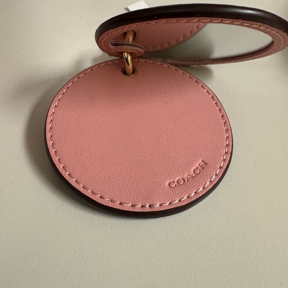 Coach Signature Coach Logo Mirror Key Fob Bag Charm - NWT - Picture 4 of 5